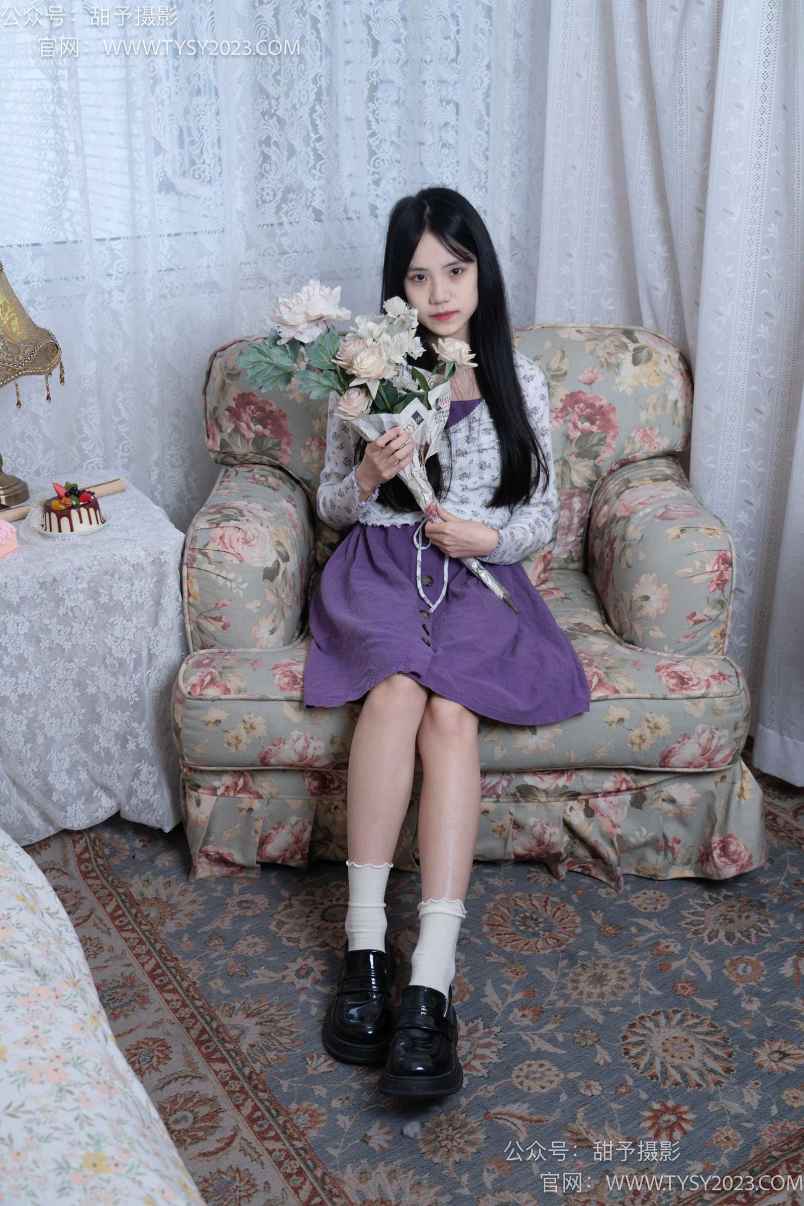 甜予摄影-胡桃皮鞋、白棉袜、裸足[122P/2V/10.1GB]