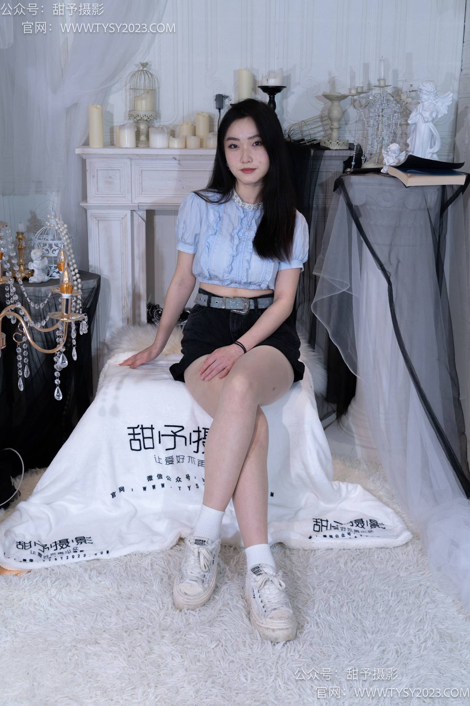 甜予摄影-栗栗板鞋、白棉袜、肉丝[130P/2V/9.91GB]