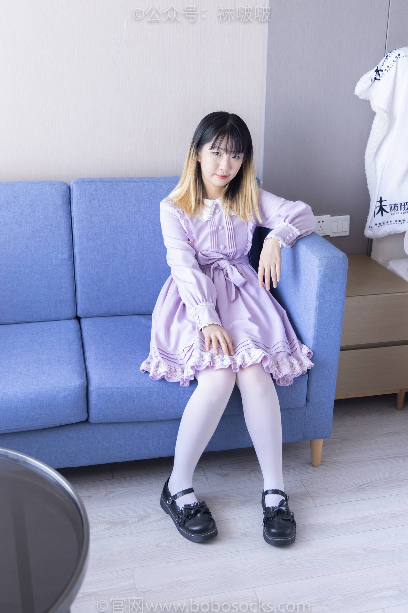 袜啵啵-NO.079砂糖皮鞋、厚白丝[140P/1V/6.88GB]