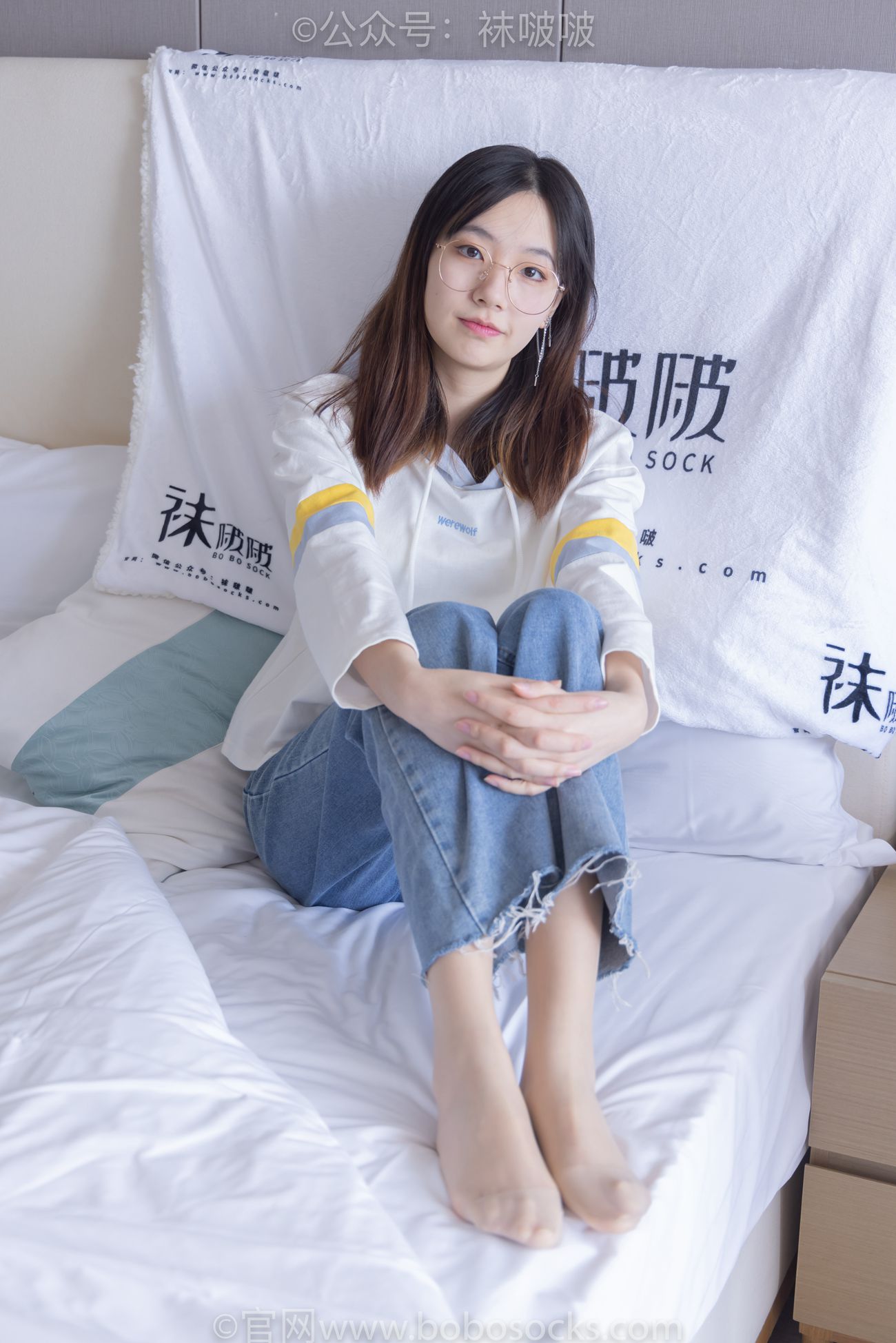 袜啵啵-NO.080小甜豆帆布鞋、白棉袜、肉丝[140P/1V/6.63GB]