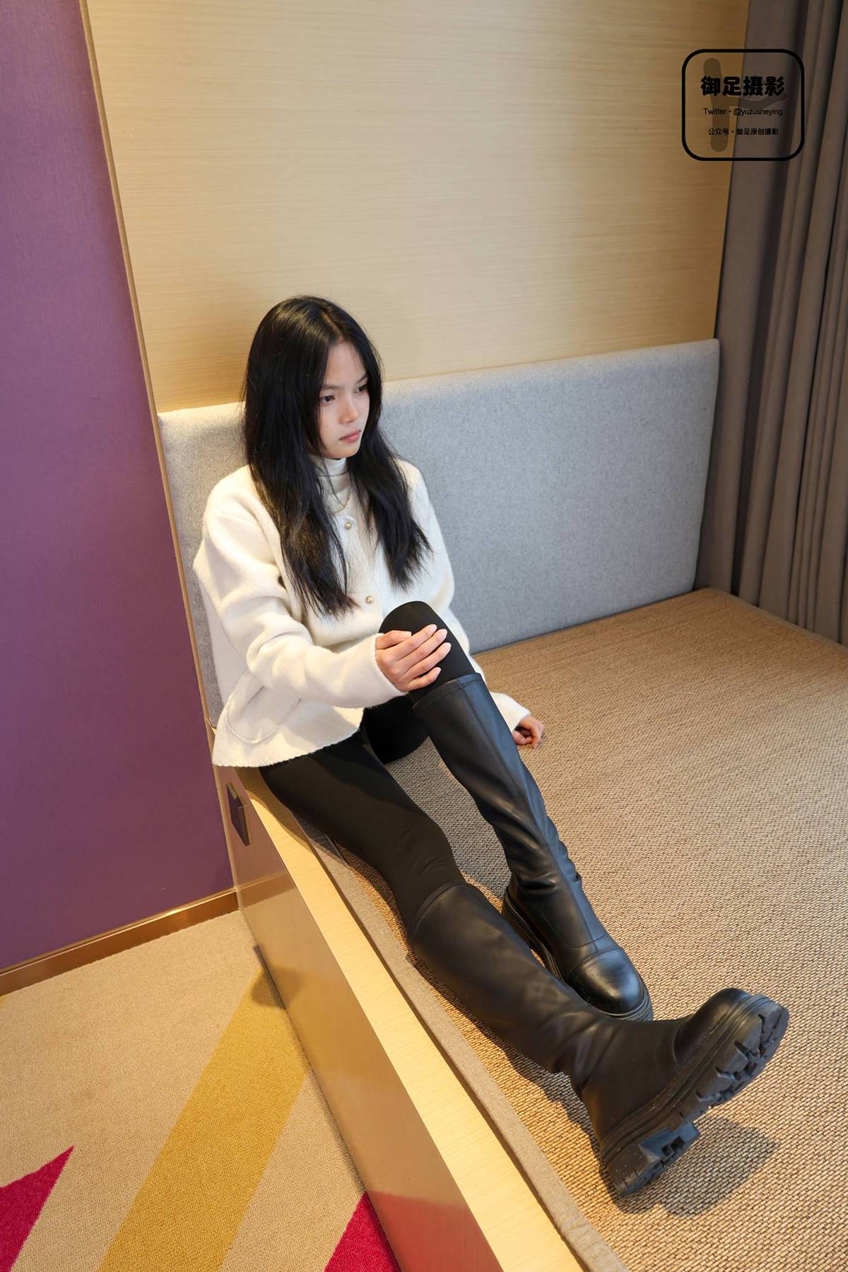 御足摄影-长靴白袜裸足[95P/1V/2.89GB]